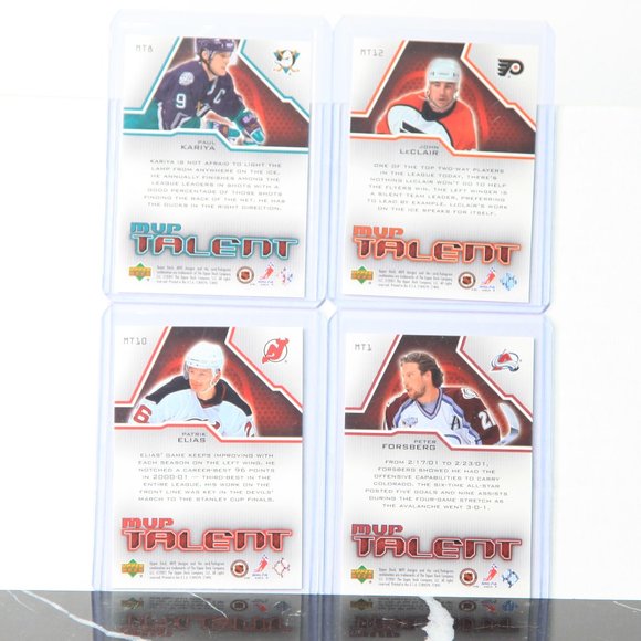 2001/02 MVP Talent Paul Kariya, John LeClair, Patrik Elias & Peter Forsberg - Picture 2 of 6
